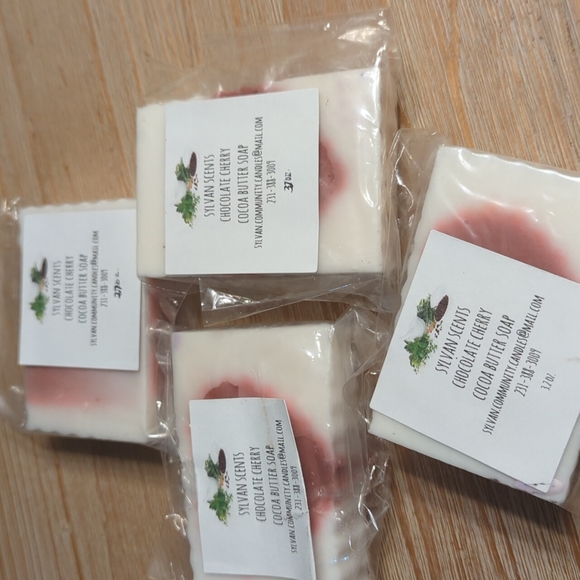 ❤️❤️❤️❤️Chocolate Cherry Cocoa Butter Soaps - Picture 3 of 4